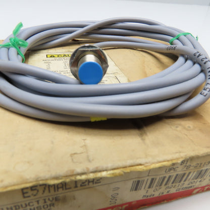 Cutler Hammer E57MAL12A2 Tubular Inductive Proximity Sensor 90-250VAC 12mm