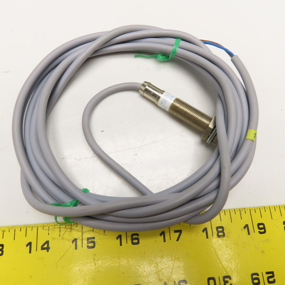 Cutler Hammer E57MAL12A2 Tubular Inductive Proximity Sensor 90-250VAC 12mm