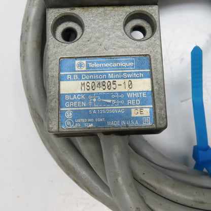 Telemecanique MS04S05-10 125/250V Mini Limit Switch