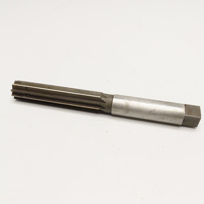 National 1-3/8" Diam. Smooth Shank Chucking Reamer 10 Flute 6-1/4" Flute Length