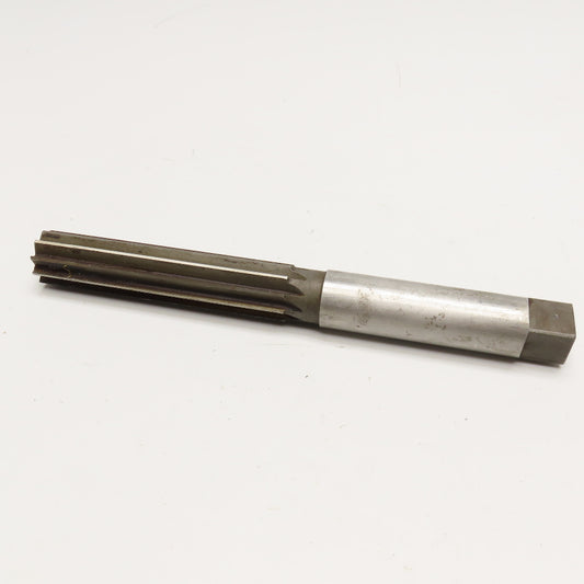 National 1-3/8" Diam. Smooth Shank Chucking Reamer 10 Flute 6-1/4" Flute Length