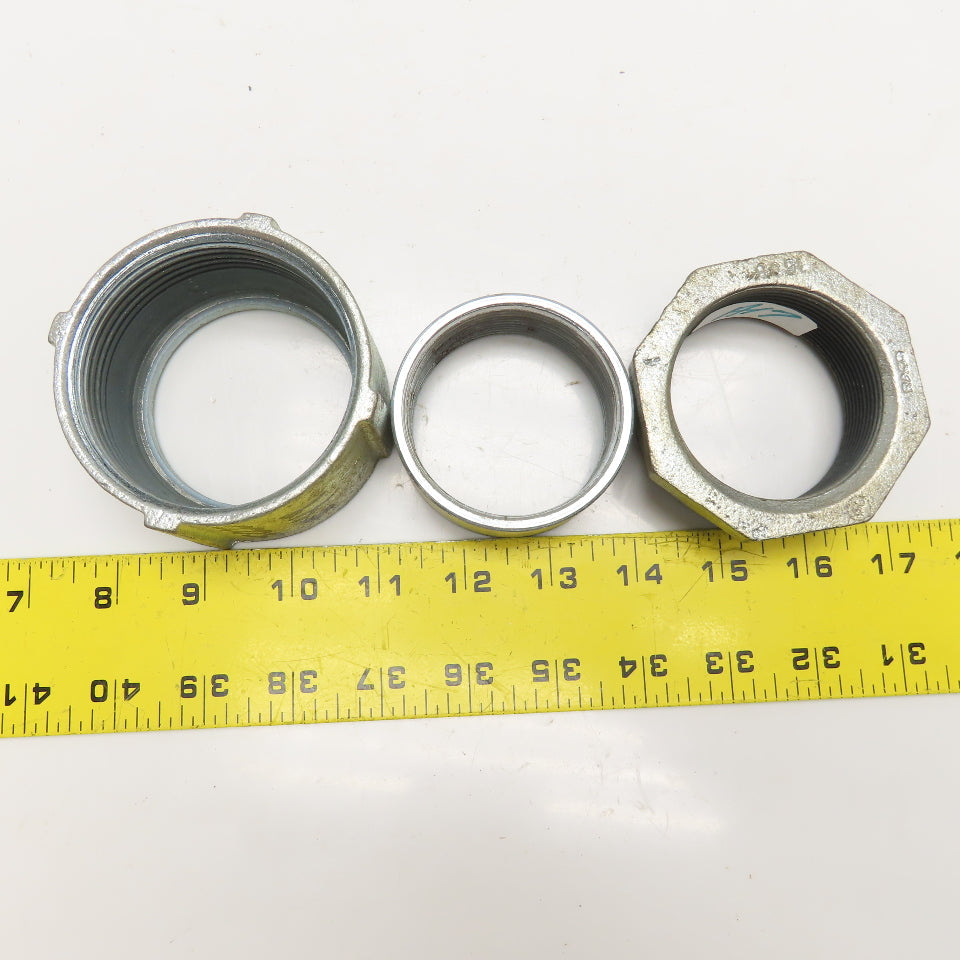Raco 2" IMC Rigid 3 Piece Electroplated Zinc Coupling