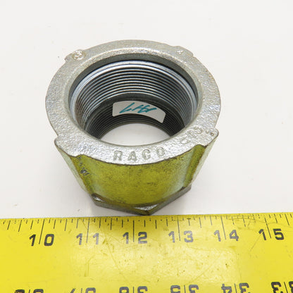 Raco 2" IMC Rigid 3 Piece Electroplated Zinc Coupling