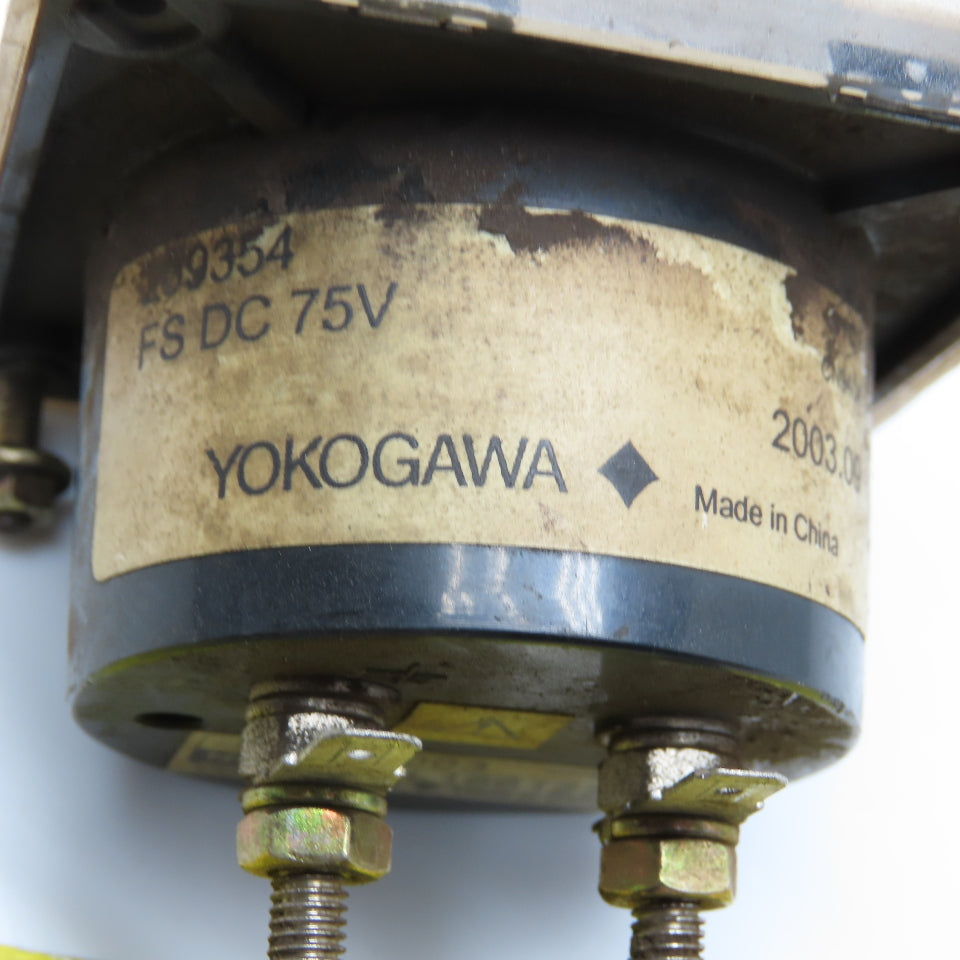 Yokogawa 2003 0-75V DC Voltage Analog Ammeter Panel Meter