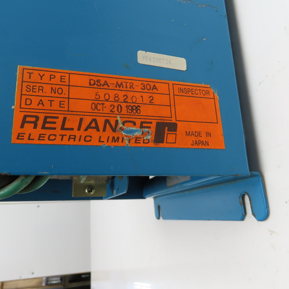 Reliance DSA-MTR-30A DDS-TLII AC Servo Drive 2.6kW