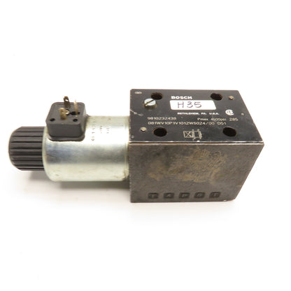 Bosch 081WV10P1V1012WS024/00 5/2 Position Hydraulic Directional Valve 24V Coil