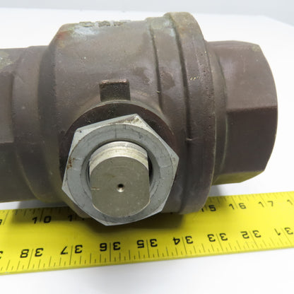 3" NPT Brass Ball Valve 450 CWP PN30 MS58 Needs Handle