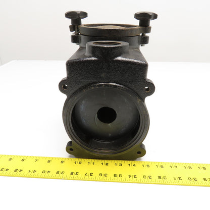 Quick Lid Style Cast Iron Pump Mounted Strainer Basket 1-1/2" NPT