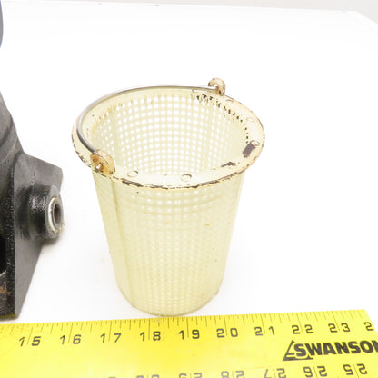 Quick Lid Style Cast Iron Pump Mounted Strainer Basket 1-1/2" NPT