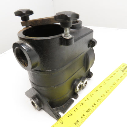 Quick Lid Style Cast Iron Pump Mounted Strainer Basket 1-1/2" NPT