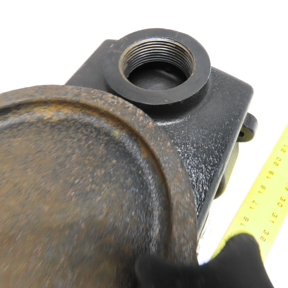 Quick Lid Style Cast Iron Pump Mounted Strainer Basket 1-1/2" NPT