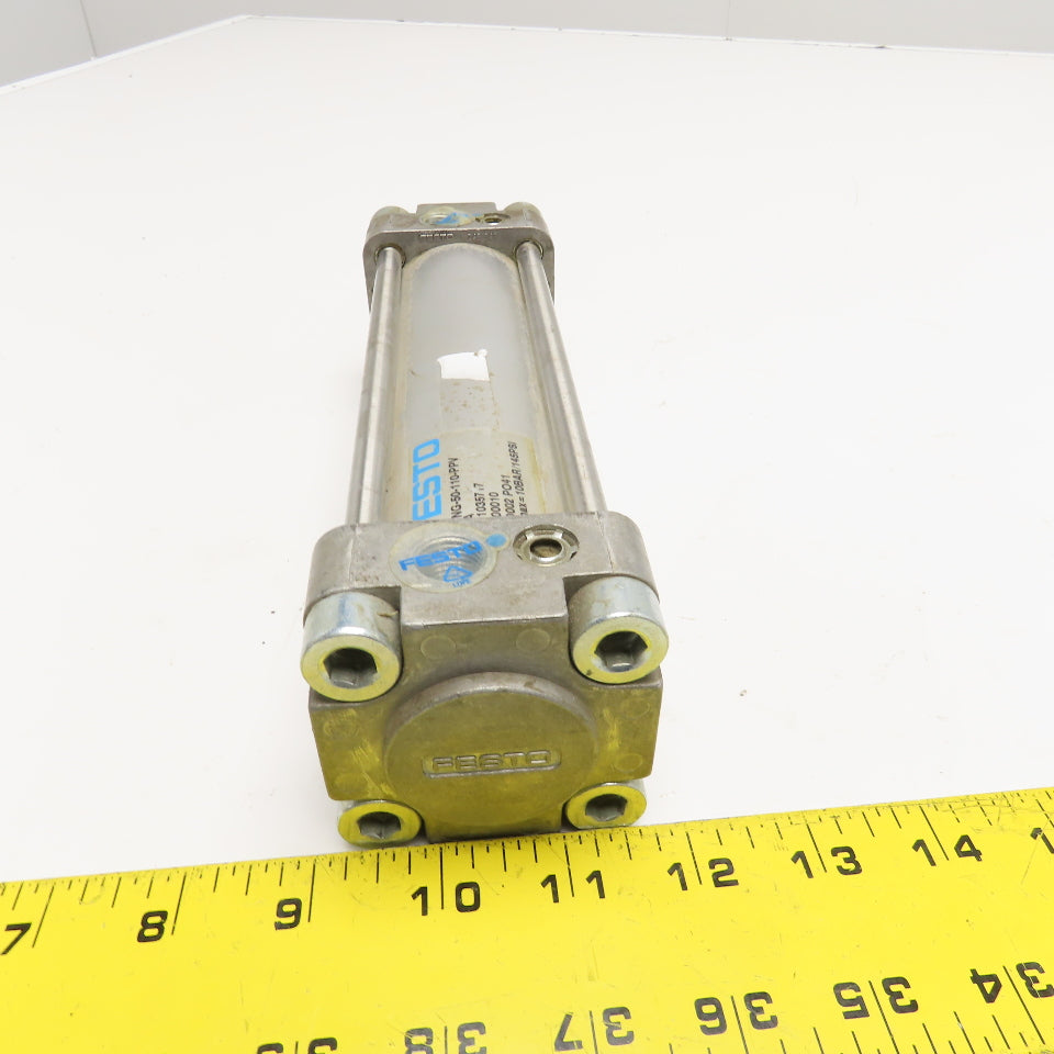 Festo DNG-50-110-PPV-A 50mm Bore 110mm Stroke Double Acting Air Cylinder