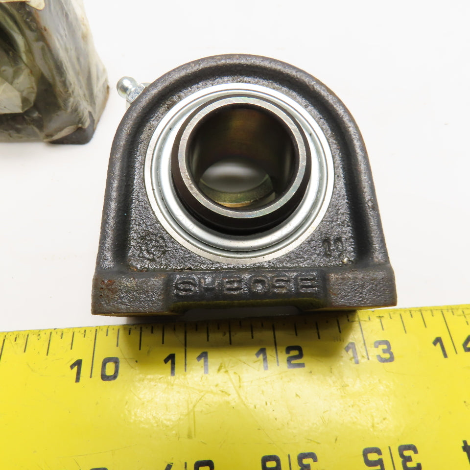 INA SHE05E 24mm Bore 2 Bolt Pillow Block Bearing Unit Lot Of 2