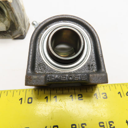 INA SHE05E 24mm Bore 2 Bolt Pillow Block Bearing Unit Lot Of 2