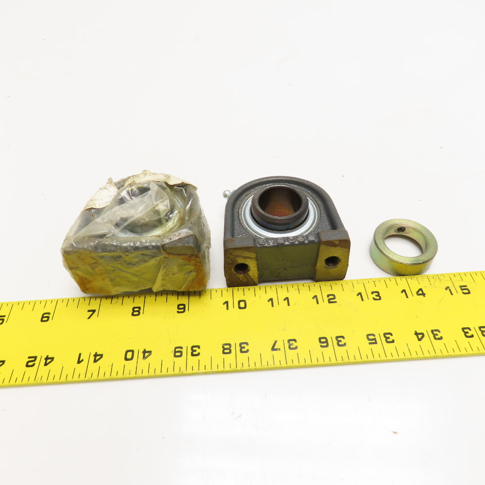 INA SHE05E 24mm Bore 2 Bolt Pillow Block Bearing Unit Lot Of 2