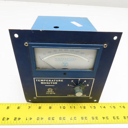 Westinghouse 2076A36-H01 0-200°F Temperature Monitor 115/230V