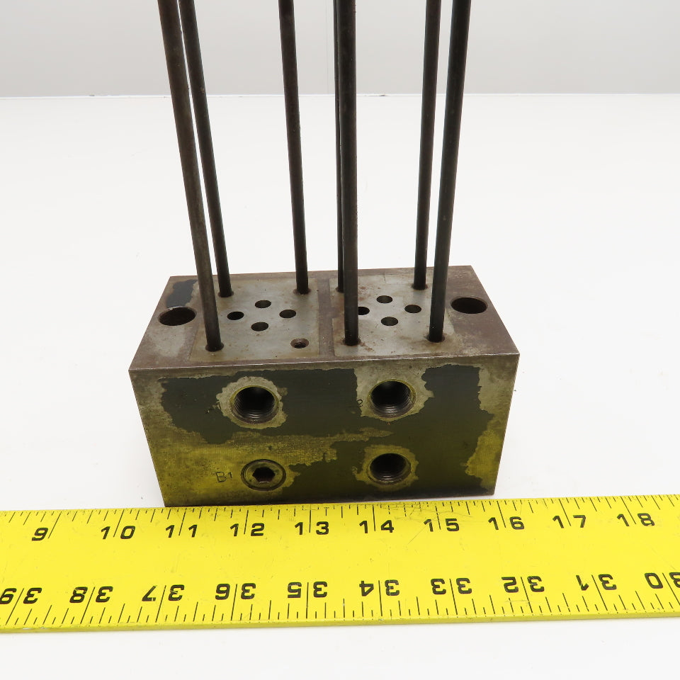Yuken MMC-01-2-40 2 Station Valve Manifold Block D03