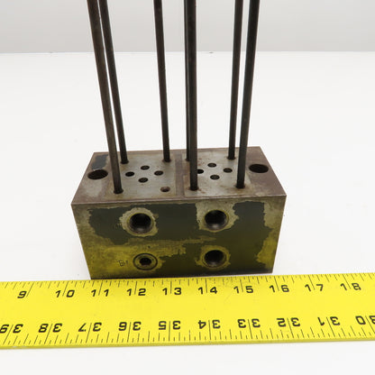 Yuken MMC-01-2-40 2 Station Valve Manifold Block D03