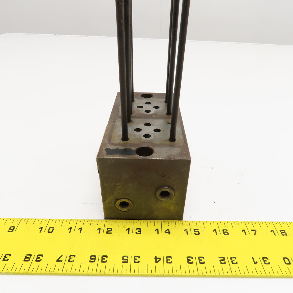 Yuken MMC-01-2-40 2 Station Valve Manifold Block D03