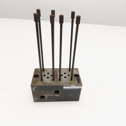 Yuken MMC-01-2-40 2 Station Valve Manifold Block D03