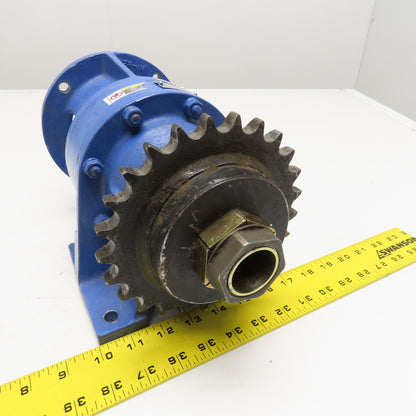 Sumitomo CNHJS-4100Y-35 35:1 Ratio .98Hp 1750RPM Inline Gear Reducer
