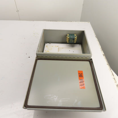 Electromate E1412CH 14" x 12" x 6" Cut Out Box Enclosure W/Disconnect Type 12/13