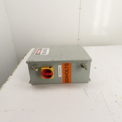 Electromate E1412CH 14" x 12" x 6" Cut Out Box Enclosure W/Disconnect Type 12/13