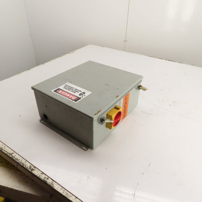 Electromate E1412CH 14" x 12" x 6" Cut Out Box Enclosure W/Disconnect Type 12/13