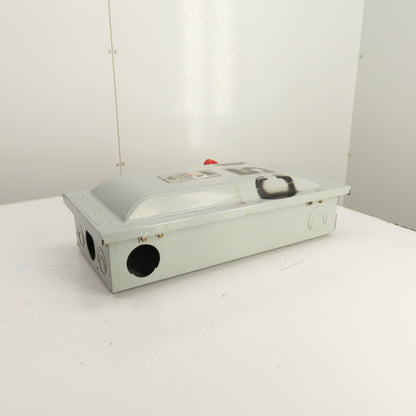 Siemens HF363 100A 3-Pole Heavy Duty Fusible Safety Disconnect Switch 600V
