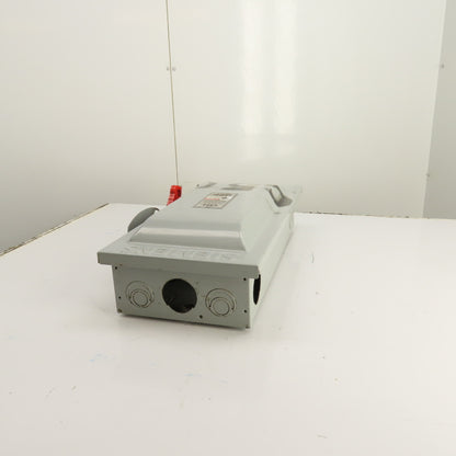 Siemens HF363 100A 3-Pole Heavy Duty Fusible Safety Disconnect Switch 600V