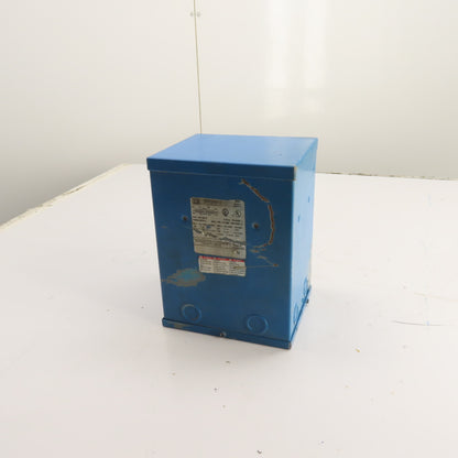 Square D 2S1F 2KVA 1Ph Transformer Pri 240x480V Sec 120/240V (Broken Bracket)