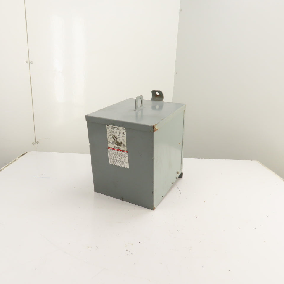 Square D 5S1F 5KVA 1Ph General Purpose Transformer Pri 240x480V Sec 120/240V 3R