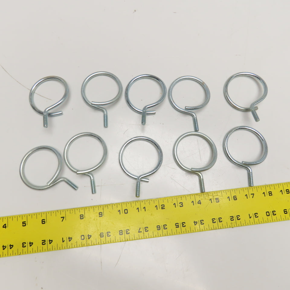 2-1/2" OD Open Loop Eye Bolt 1-/4"-20 Screw Thread 3-1/2" OAL Lot Of 10