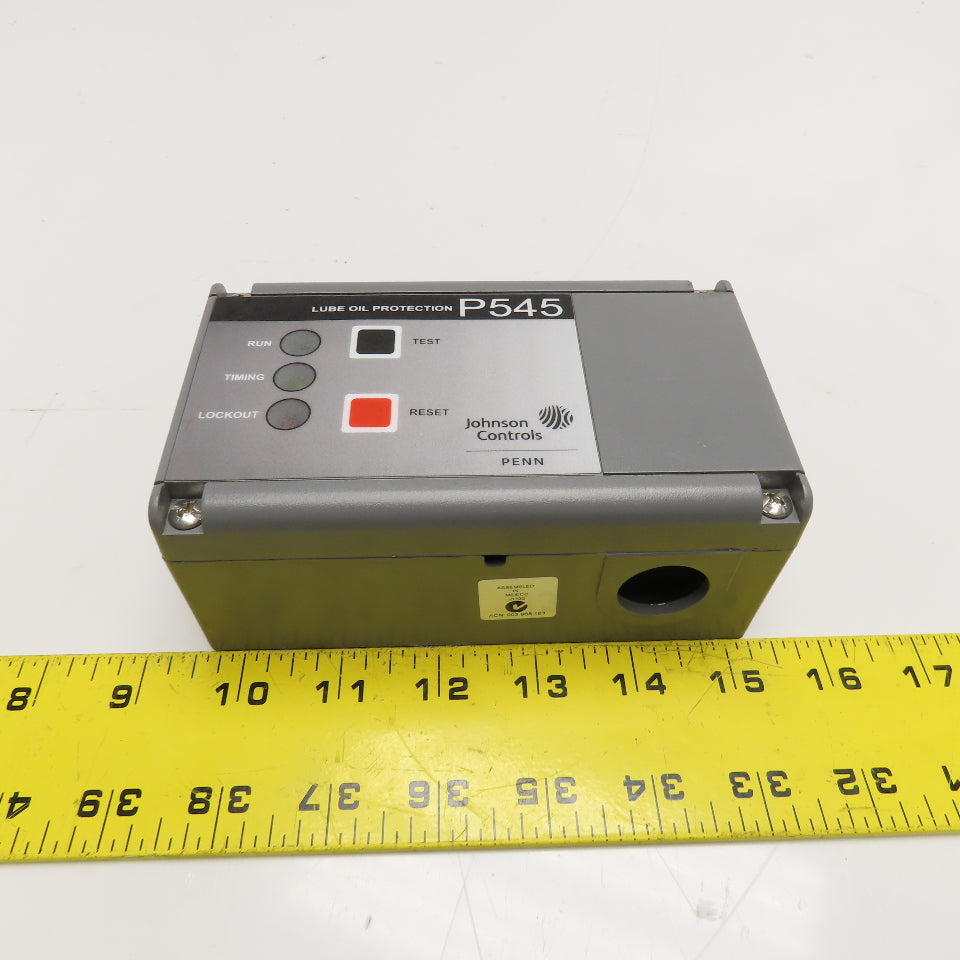 Johnson Controls P545 Electronic Lube Oil Protection Control