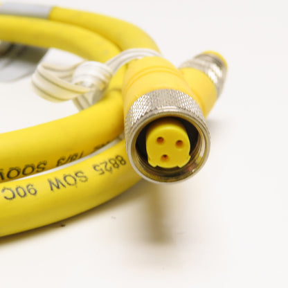 Lumberg RST3URKT 3U-619/3FT 3 Position M/F Cordset Sensor Cable 250V 3'