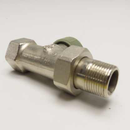 1/4" NPT Brass Male x Female Shut Off Valve DN20