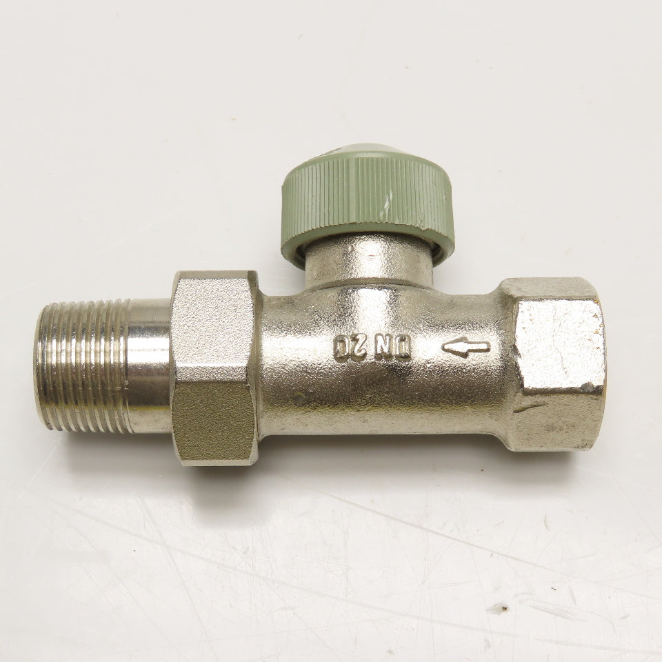 1/4" NPT Brass Male x Female Shut Off Valve DN20