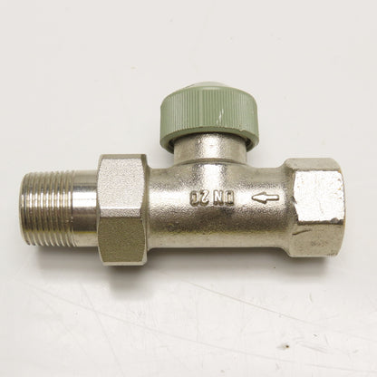 1/4" NPT Brass Male x Female Shut Off Valve DN20