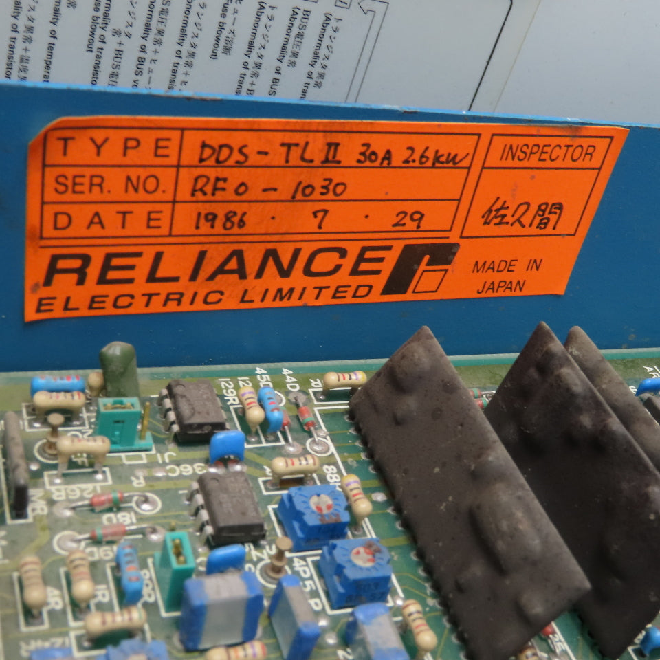 Reliance DDS-TLII 30A 2.6kW Servo Drive