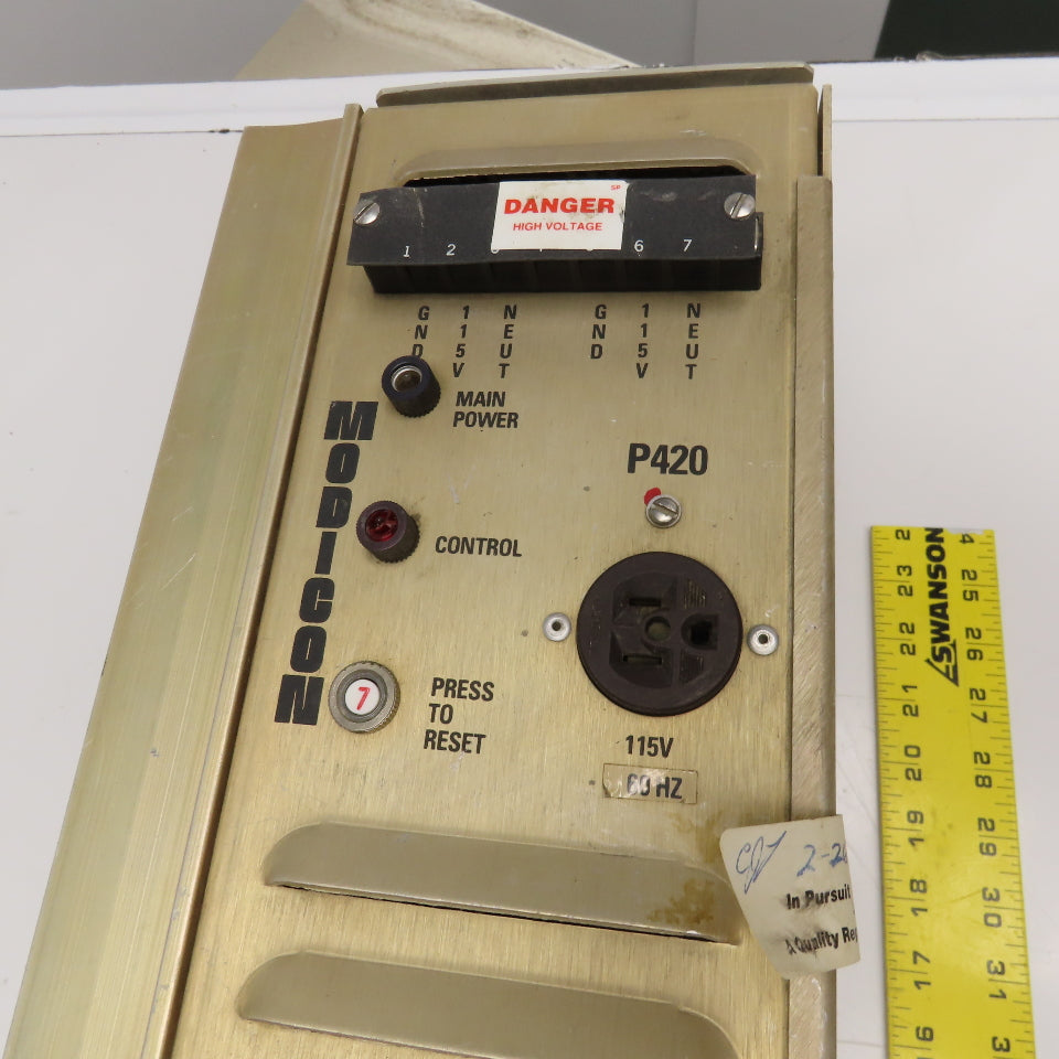 Modicon AS-P420-611 Power Supply 115V 60Hz
