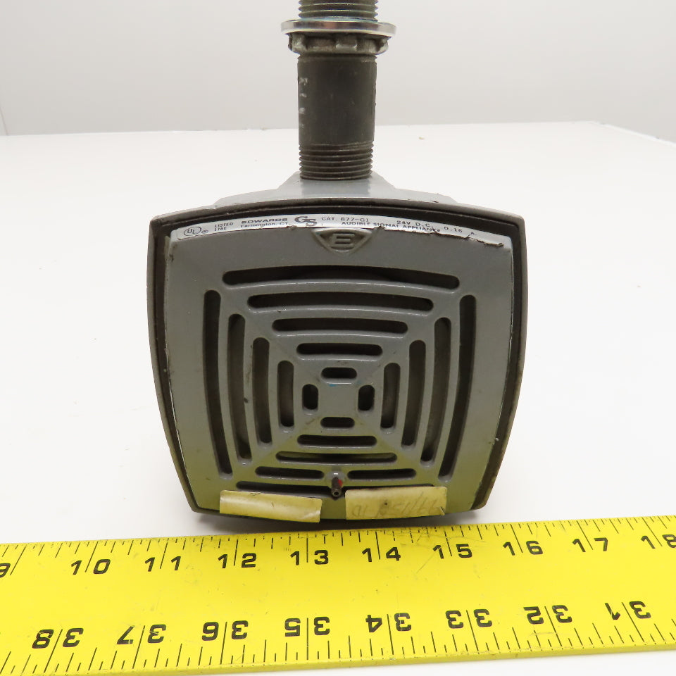 Edwards 877-G1 24VDC Audible Signal Appliance Vibrating Horn Alarm