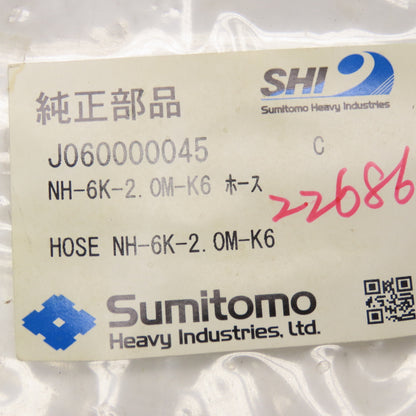 Sumitomo NH-6K-2 OM-K6 J060000045 Hose Assembly 35MPa