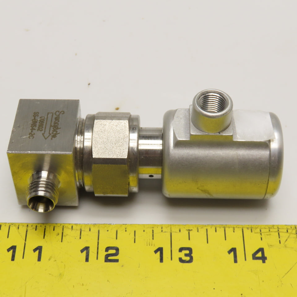 Swagelok SS-BNS4-2C 1/4" Tube Stainless Steel Bellows Sealed Valve Actuator