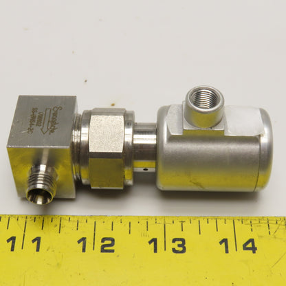 Swagelok SS-BNS4-2C 1/4" Tube Stainless Steel Bellows Sealed Valve Actuator