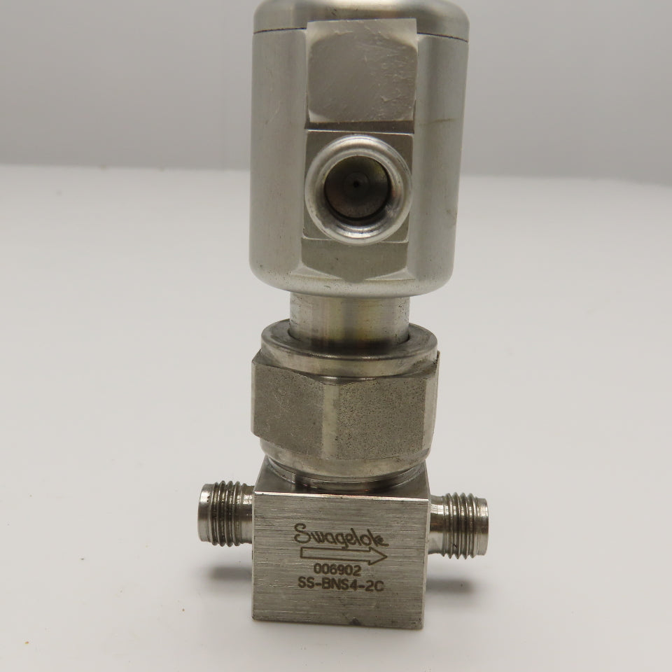 Swagelok SS-BNS4-2C 1/4" Tube Stainless Steel Bellows Sealed Valve Actuator