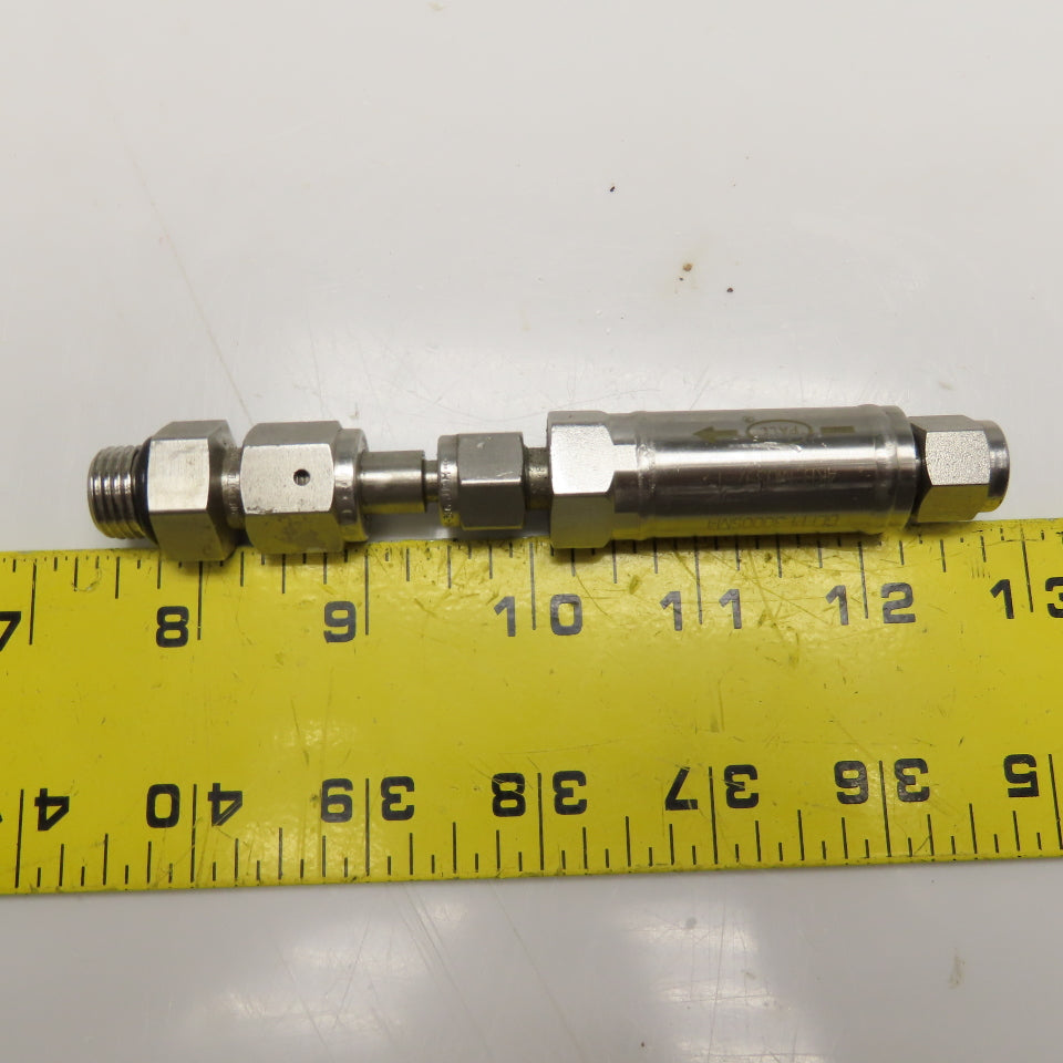 Pall GLFPF3000SM4 Mini-Gaskleen Stainless Steel Inline Gas Filter 3000PSI