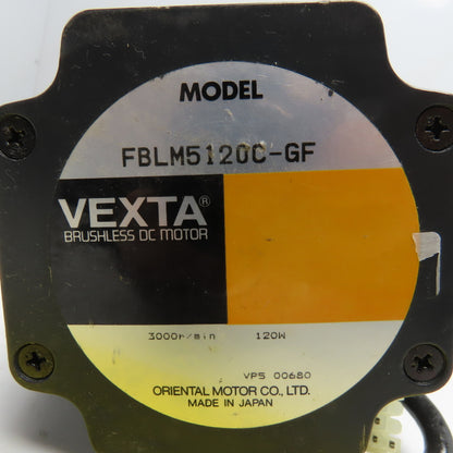 Oriental Motor FBLM5120C-GF Vexta Brushless DC Motor 3000RPM 120W