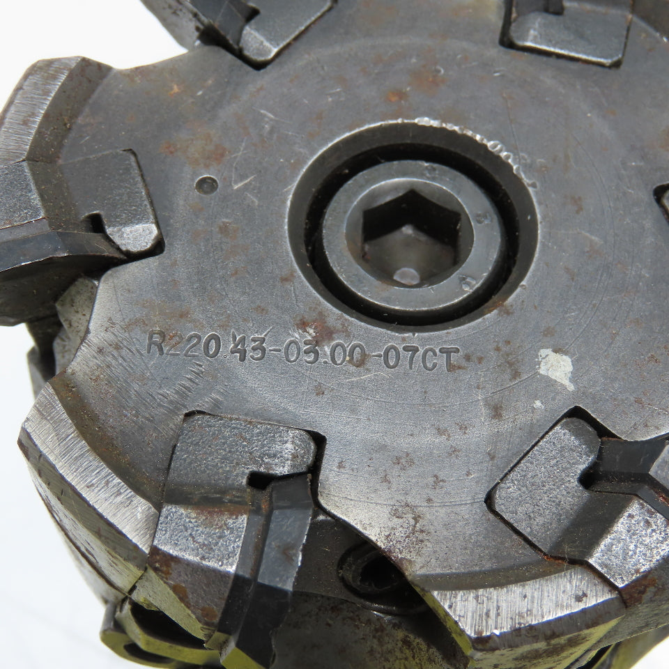 Valenite HSK63-ASM100-237 3-1/2" End Face Combo Mill 6 Flute Indexing HSK63