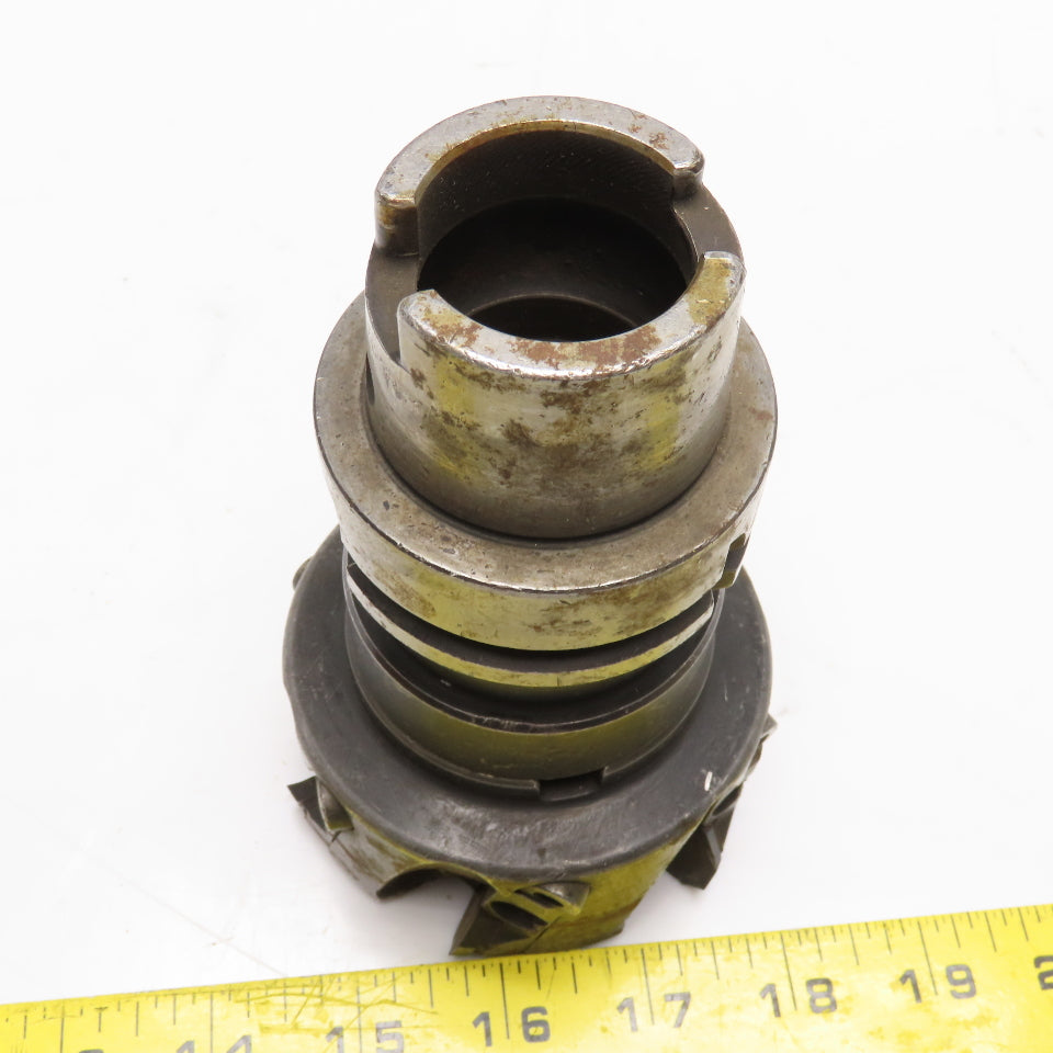 Valenite HSK63-ASM100-237 3-1/2" End Face Combo Mill 6 Flute Indexing HSK63