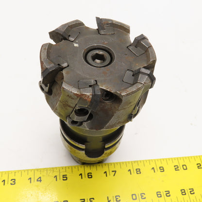 Valenite HSK63-ASM100-237 3-1/2" End Face Combo Mill 6 Flute Indexing HSK63